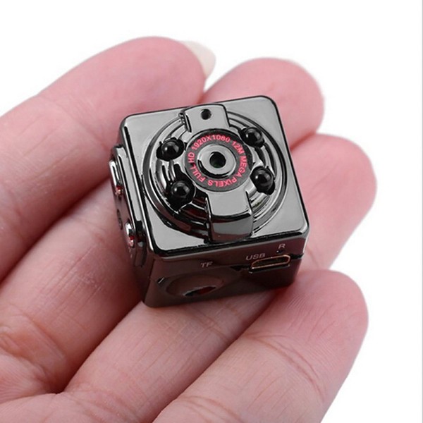 Mini portable camera on a hand