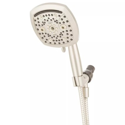 5'' Contour 9 Spray WaterSense Hand Shower - Oxygenics-Color Brushed Nickel