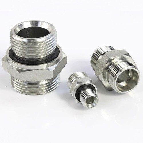 Hydraulic Adaptor Fitting Male/Male Nipple Coupling Connector Metric M12-M52