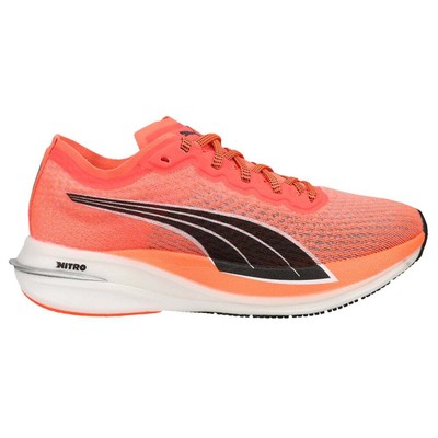 Женские оранжевые кроссовки Puma Deviate Nitro Running Athletic Shoes 194453-01