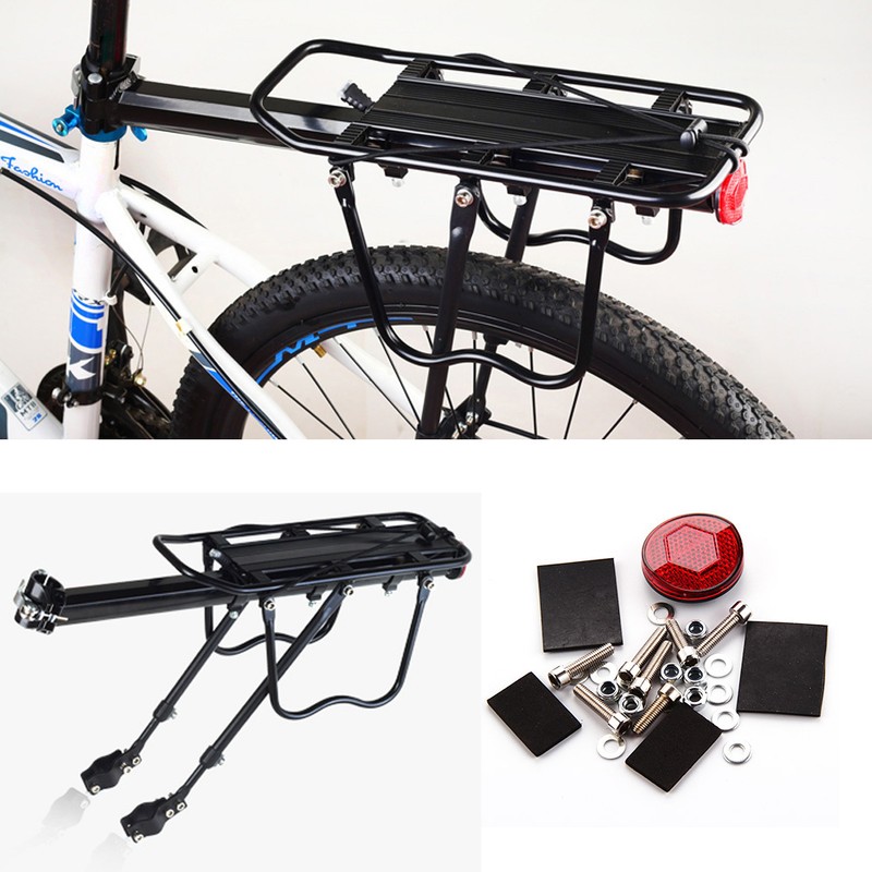 Fahrrad Alu Gepäckträger verstellbar für Sattelstütze Mountainbike MTB hinten
