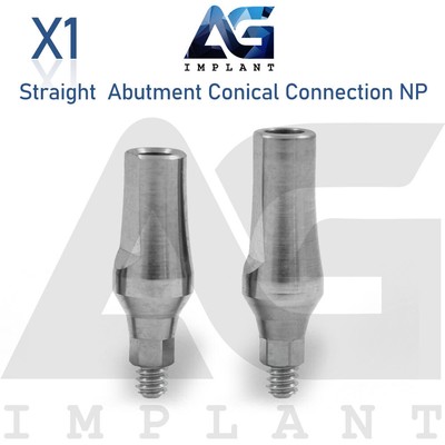 Standard Straight Prosthetic Conical Connection NP Titanium 2.25mm
