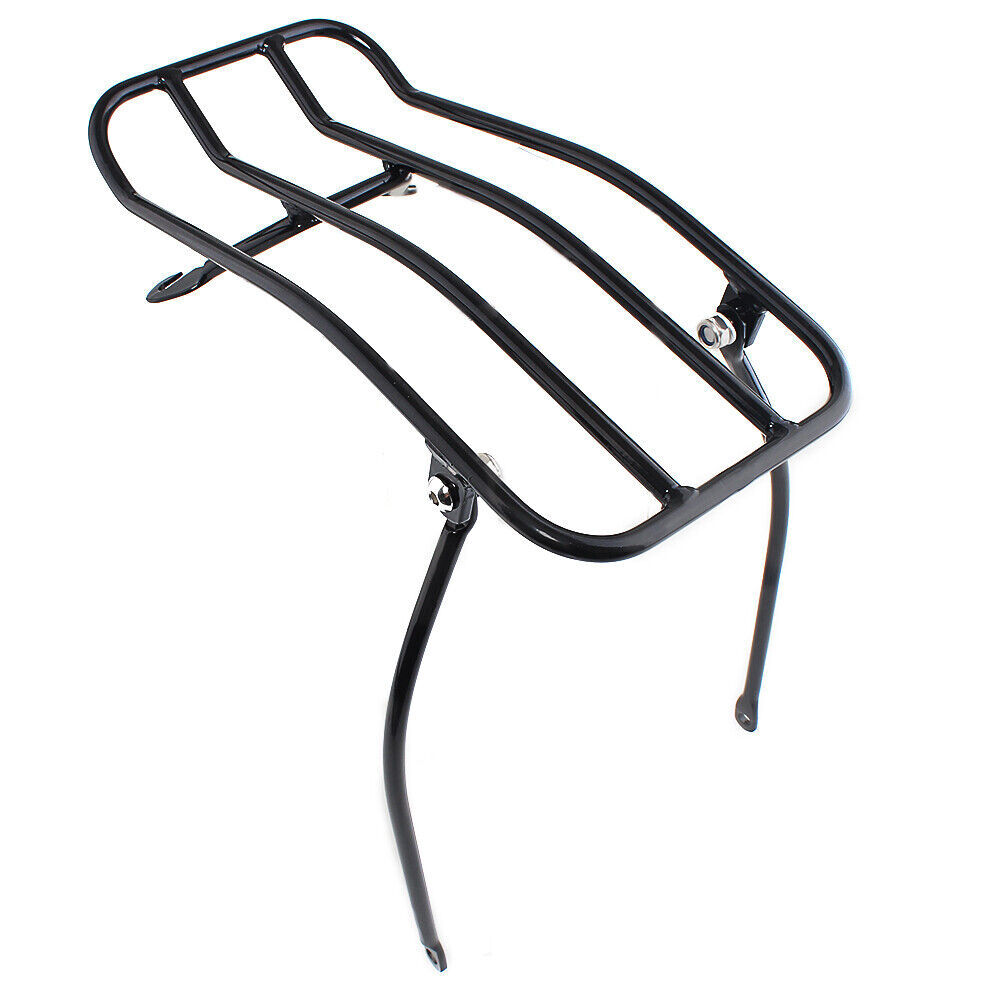 Black Rear Fender Solo Seat Luggage Rack For Triumph Bonneville Bobber 2017-2021