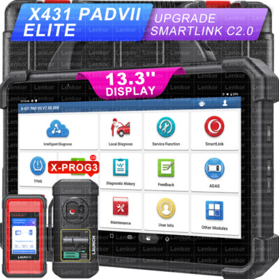 LAUNCH X431 PAD VII Pro X-PROG 3 Car Diagnostic Scanner Key Programming Coding
