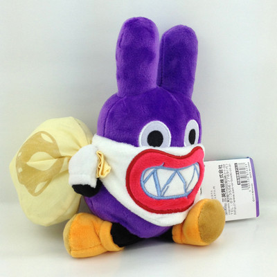 Nabbit Super Mario Bros U Thief Rabbit Soft Plush Toy Stuffed Animal Doll 7''