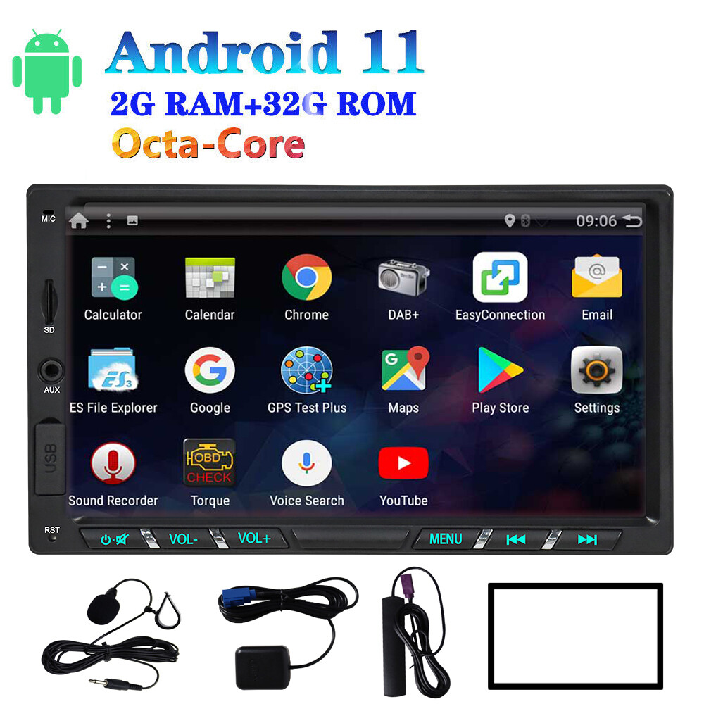 Double DIN Touch Screen Car Stereo In Dash Wireless Carplay 