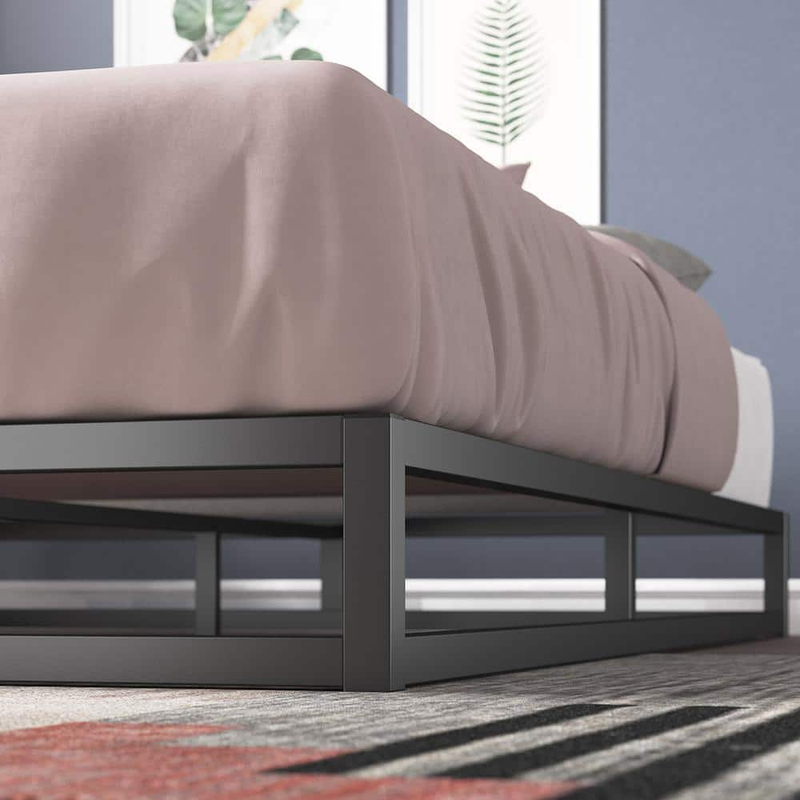 Queen Size With Wood Slat Support System Modern