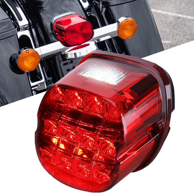 Motorfiets LED-licht Achterspatbord Fascia Set Voor Harley Touring Electra Street Road Glide Road King Ultra Limited Flhtk 2009 2020