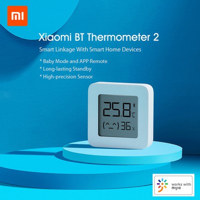 Xiaomi BT 4.2 Thermometer Hygrometer 2 Wireless Temperature Humidity Sensor F2J5
