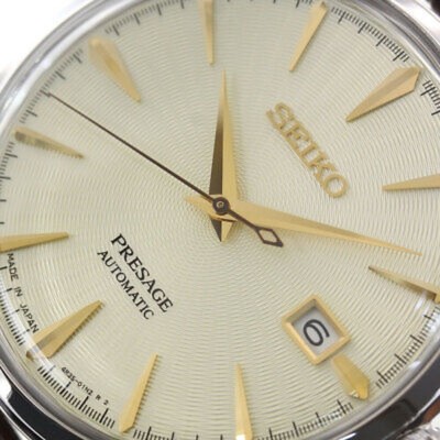 Pre-owned Seiko Presage Sary109 Champaign Gold Mechanical Automatic Men's Watch Japan