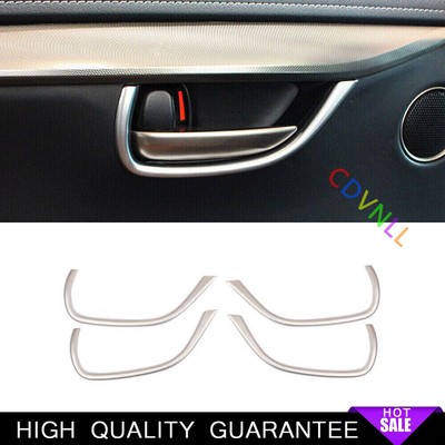 Interior Door Handle Cover Trim For Lexus NX200t 300 300h 2015-2021 Matte Silver