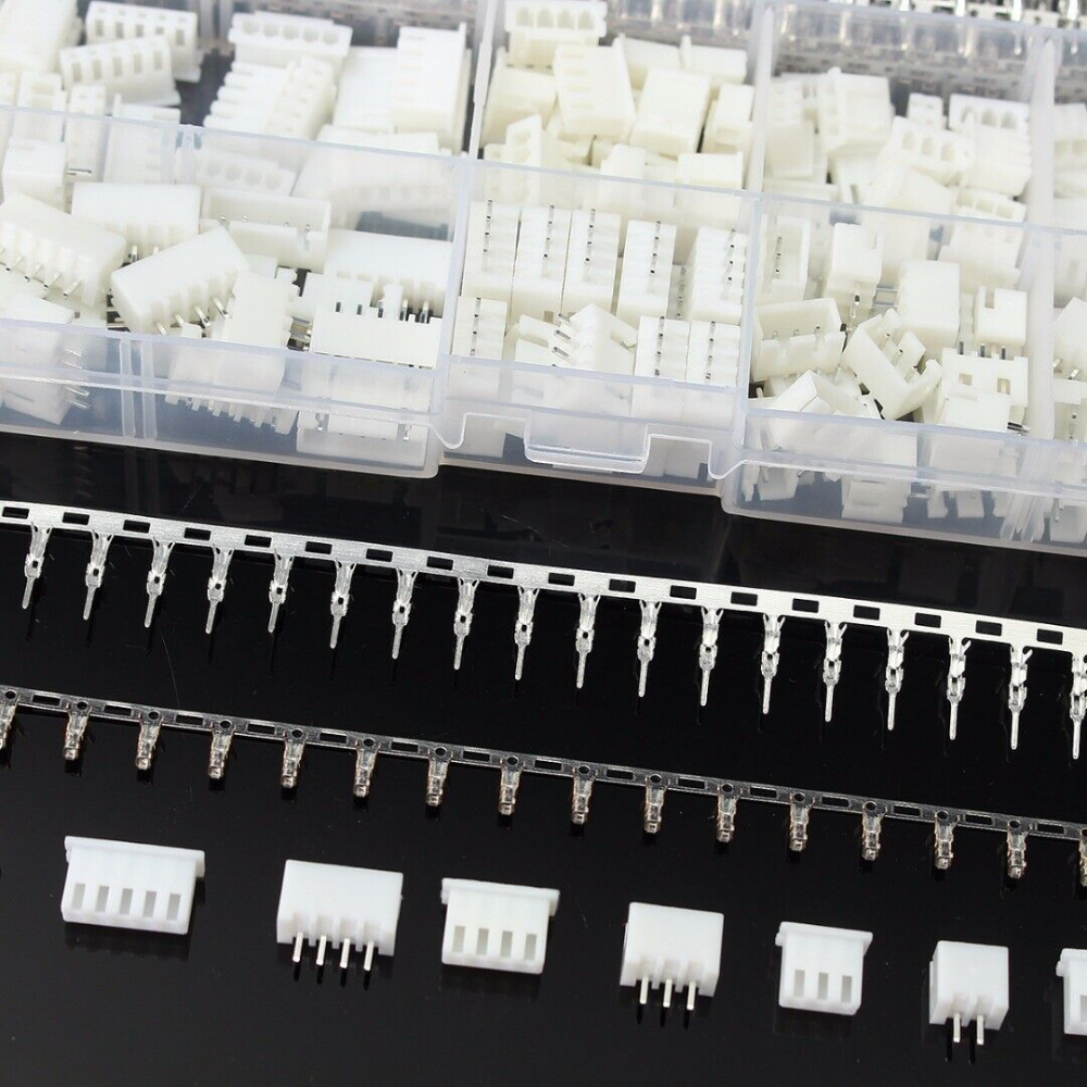 560pcs 2-5Pin JST-XH 2.54mm Wire Male Female Housing Connector Bare Terminal Kit