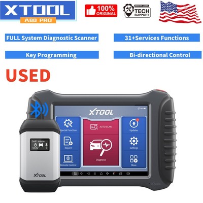 USED XTOOL A80 PRO OBD2 Full Systems Diagnostics Tool Bi-Directional Control