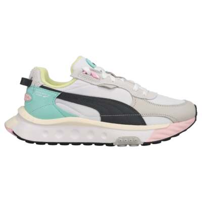 Женские белые кроссовки Puma Wild Rider Layers Повседневная обувь 384590-03