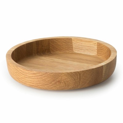 Continenta Schale Servierschale Schüssel Brotschale Obstschale Eiche Ø 20x4.3 cm