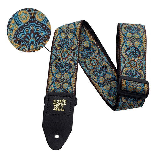 /bass Strap 2'' Wide Imperial Paisley Jacquard 4098