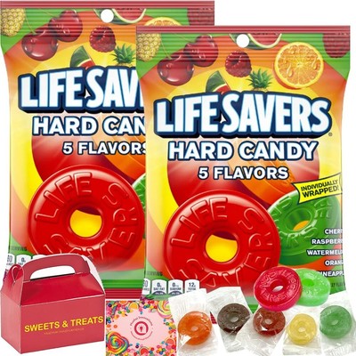 Life Savers Hard Candy Breath Mints & Refreshing Taste ( 2 bags)