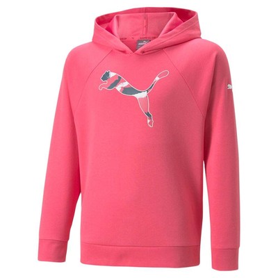 

Puma Modern Sports Pullover Hoodie Youth Girls Size  Повседневная верхняя одежда 67019382, Розовый