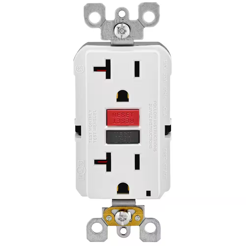 Leviton SmartlockPro GFCI Outlet Self Test Tamper Resistant Ground Fault