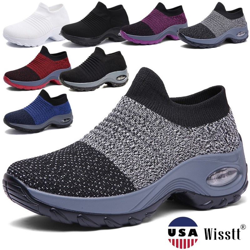 Mesh Breathable Running Tennis Shoes Sport Trainers