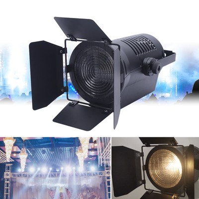 200W DMX 512 LED Spotlight LCD Display Stage Studio Lighting Lamp Linear Dimming