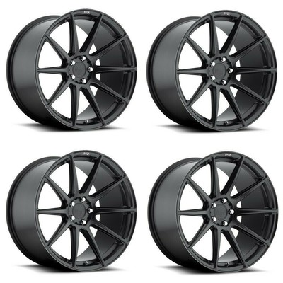 Set 4 Niche M147 Essen 20x9 5x4.5 Matte Black Wheels 20'' 35mm Rims
