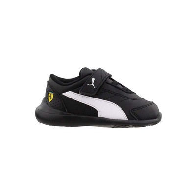 Puma Kart Cat III X Scuderia Ferrari Infants Boys Черные кроссовки Повседневная обувь 3