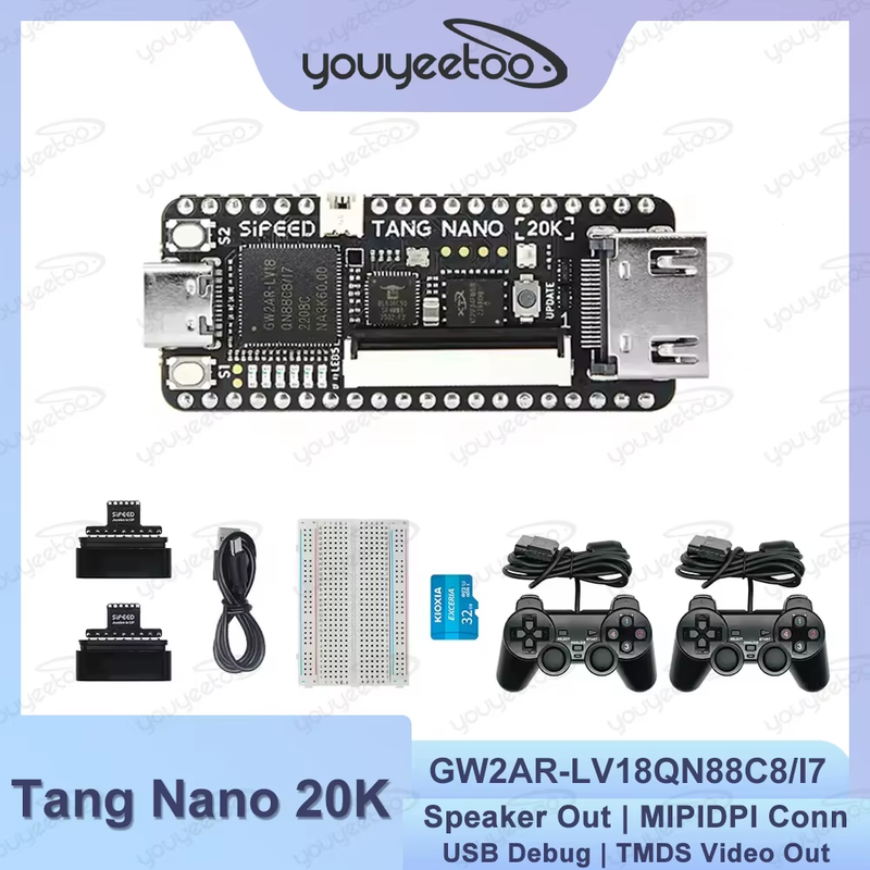 Sipeed Tang Nano 20K Development Board RISC-V Linux Retro Game Player GW2AR-LV18
