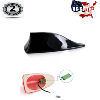 Car Shark Fin Antenna Roof Radio AM/FM Black For Subaru Impreza