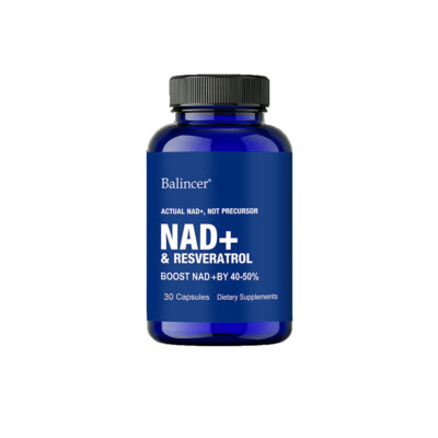 NAD+ Resveratrol 1000mg Anti-Aging Sleep Aid Antioxidant Sports Energy Young