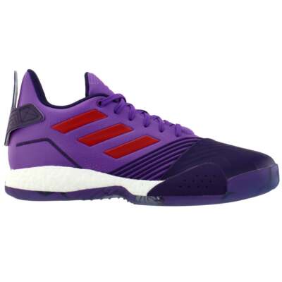 Adidas TMac Millennium Basketball Мужские черные, фиолетовые кроссовки Спортивная обувь EF