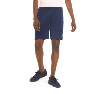 

Мужские синие повседневные спортивные шорты Puma Tennis Piquet 8 536810-06, Синий, Puma Tennis Piquet 8" Shorts