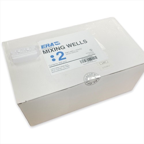 ERAFINE Dental Dentist Disposable Mixing Wells 2 Hole Markings 2-wells 500pcs/Bx