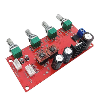 AD828 Preamp Amplifier Board HIFI Stereo Volume Tone Control Preamp Preamplifier