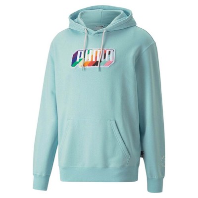 

Puma Pride Pullover Hoodie Mens Size  Повседневная верхняя одежда 53697730, Синий
