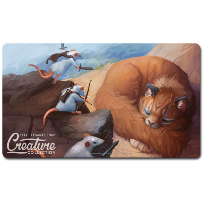 Star City Games Playmat - Creature Collection - Three Brave Mice