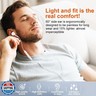 Perisail Wired Earbuds with Microphone 3.5mm Wired Headphones, Noise Isolating in-Ear Earphones | 2-Pack Tangle-Free Durable Design | Compatible with iPhone, iPad, Android, PC, Laptop (White)