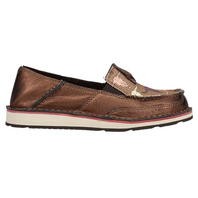 

Ariat Cruiser Metallic Moccasins Womens Brown, Multi Flat Flats Casual 10042524, Ariat Cruiser Metallic Moccasins