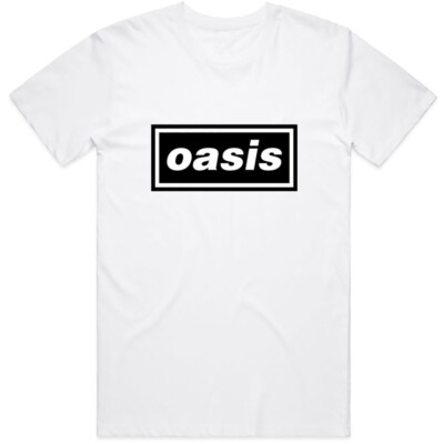 Oasis-Decca Logo-White t-shirt