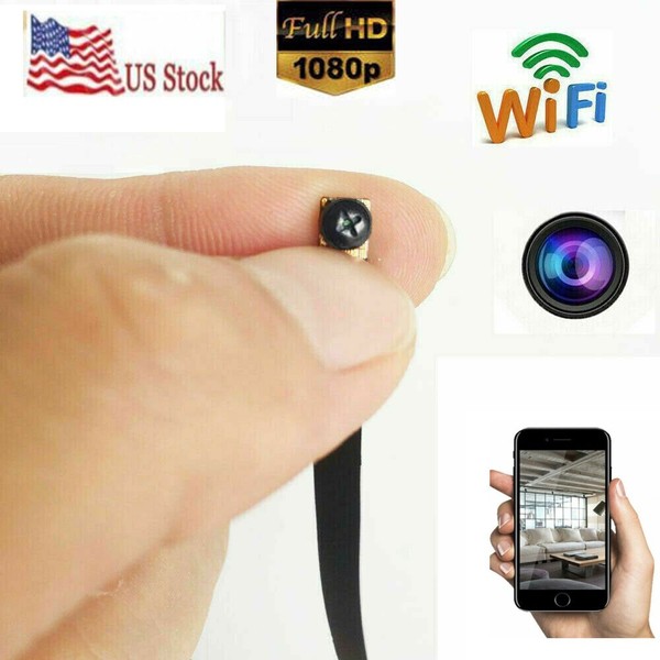 wireless WiFi 4K 1080p HD Spy small Hidden pinhole DIY Screw Mini camera DVR