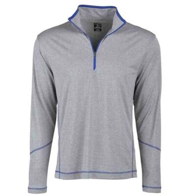 

Page - Tuttle Coverstitch Heather Mock Neck Long Sleeve 14 Zip Pullover Top Mens, Grey, Page - Tuttle Coverstitch Heather Mock Neck Long Sleeve 14 Zip Pu