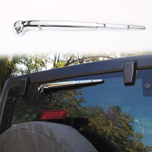 Window Windshield Wiper Arm Cover For 20072017 Jeep Wrangler JK Chrome