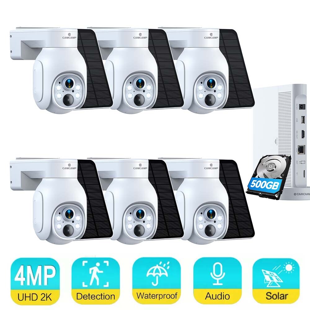 4mp Wifi Home Security Camera Outdoor Night Vision