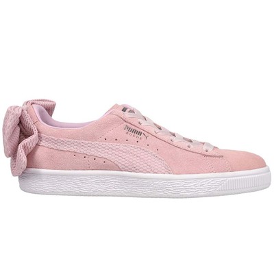 Кроссовки Puma Suede Bow Uprising Womens Size 5.5 M Повседневная обувь 367455-03