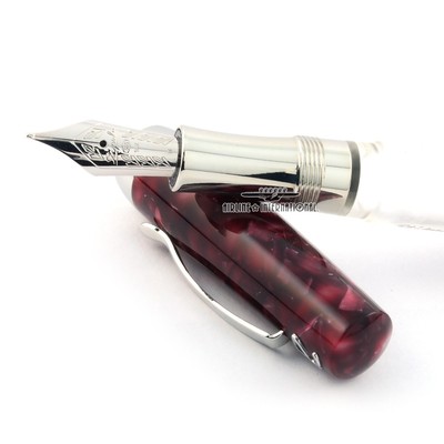Stipula Ventidue 22 Second Generation Raspberry - Medium 14k Gold Nib