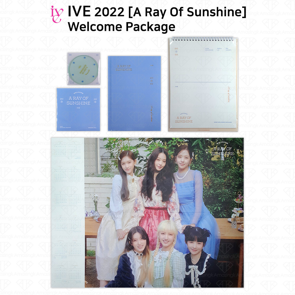 IVE シーグリ 2022「A RAY OF SUNSHINE」 IVE A RAY OF SUNSHINE 2022 WELCOME PACKAGE - Kpop USA