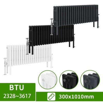 Traditional 2 3 4 Column Cast Iron Vintage Style Radiator Vertical Horizontal UK