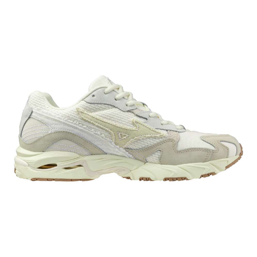 Pre-owned Mizuno Wave Rider 10 Sashiko Off White Width 2e D1ga246301 Men's Size