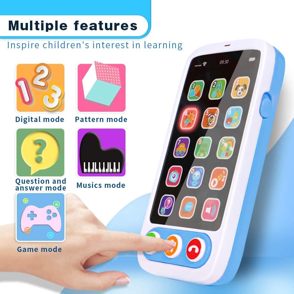 Phone Toy Play Music Learning Educational Cell Phone For Baby Kids And Children