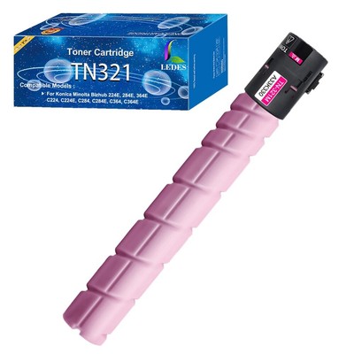 TN321 Magenta TN321M Toner Compatible for Konica Minolta BIZHUB C224 C284 C364
